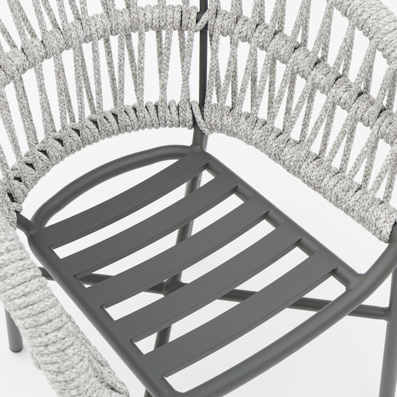 rope chair na may aluminum frame (3)