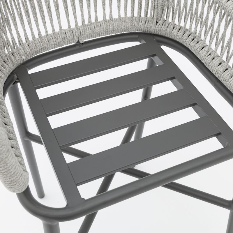 rope stool with aluminium frame